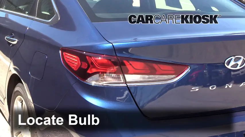 2019 Hyundai Sonata Sport 2.4L 4 Cyl. Lights Tail Light (replace bulb)